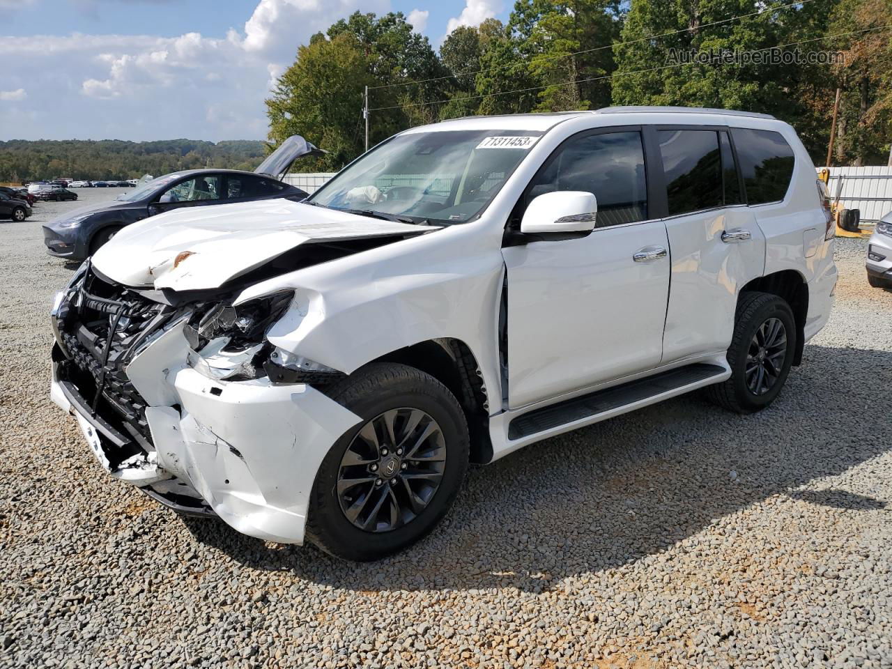 2022 Lexus Gx 460 White vin: JTJAM7BX0N5319739