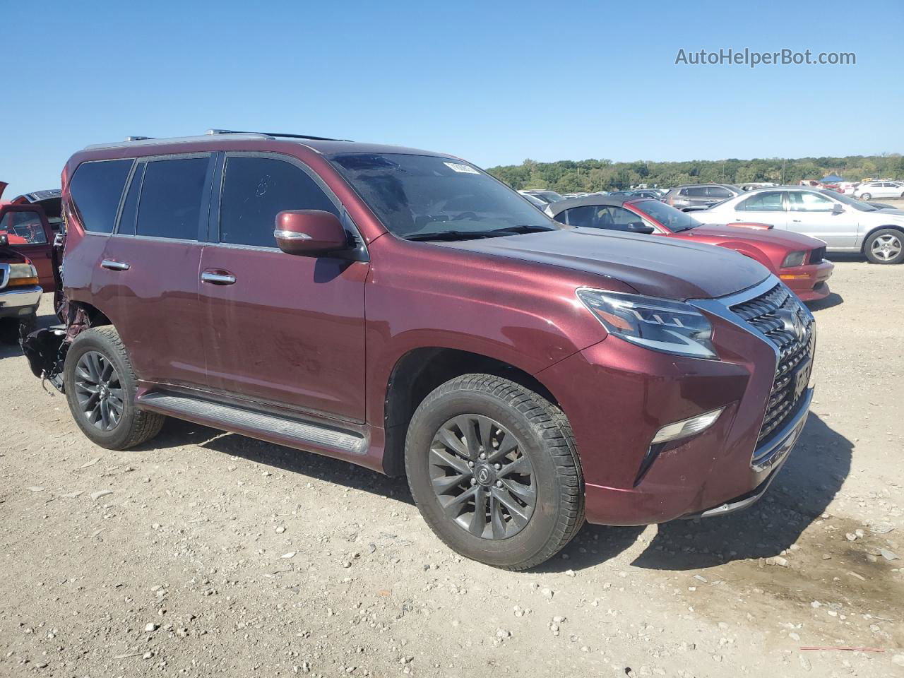 2022 Lexus Gx 460 Burgundy vin: JTJAM7BX0N5326545