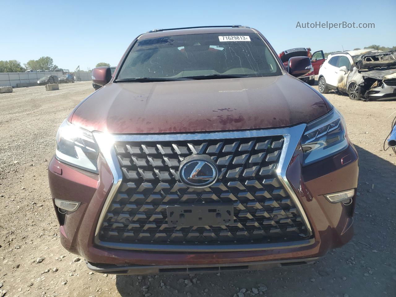 2022 Lexus Gx 460 Burgundy vin: JTJAM7BX0N5326545