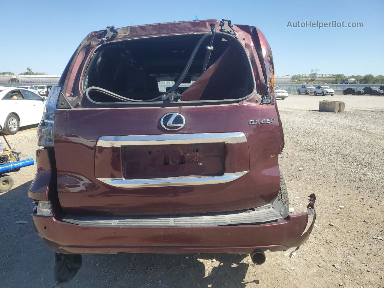 2022 Lexus Gx 460 Burgundy vin: JTJAM7BX0N5326545