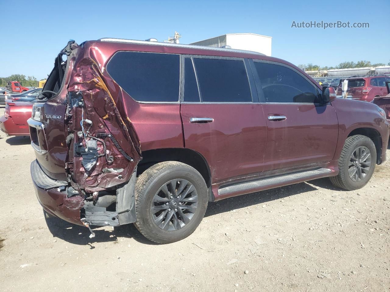 2022 Lexus Gx 460 Burgundy vin: JTJAM7BX0N5326545