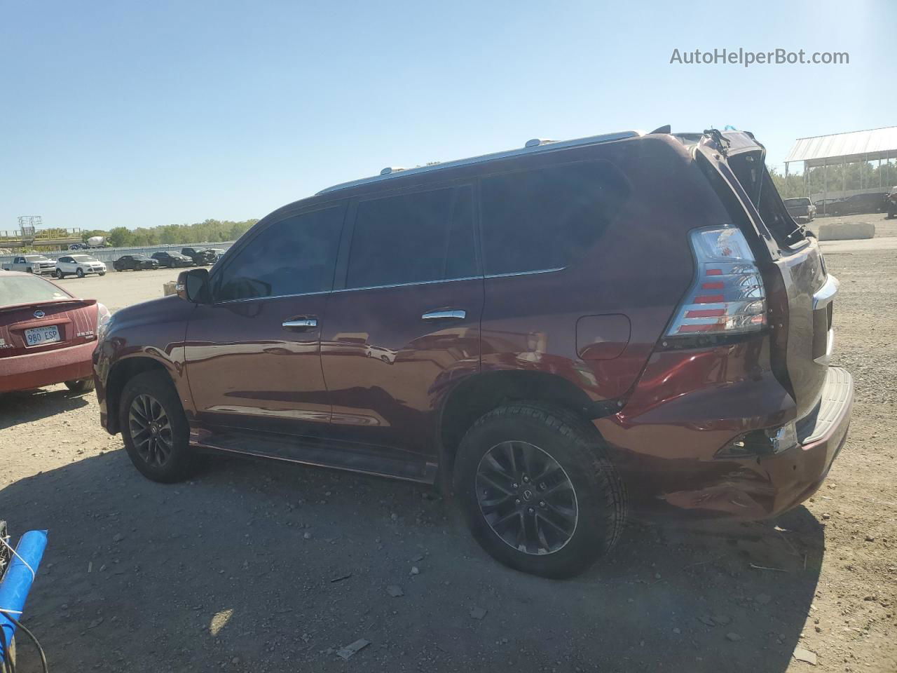 2022 Lexus Gx 460 Burgundy vin: JTJAM7BX0N5326545