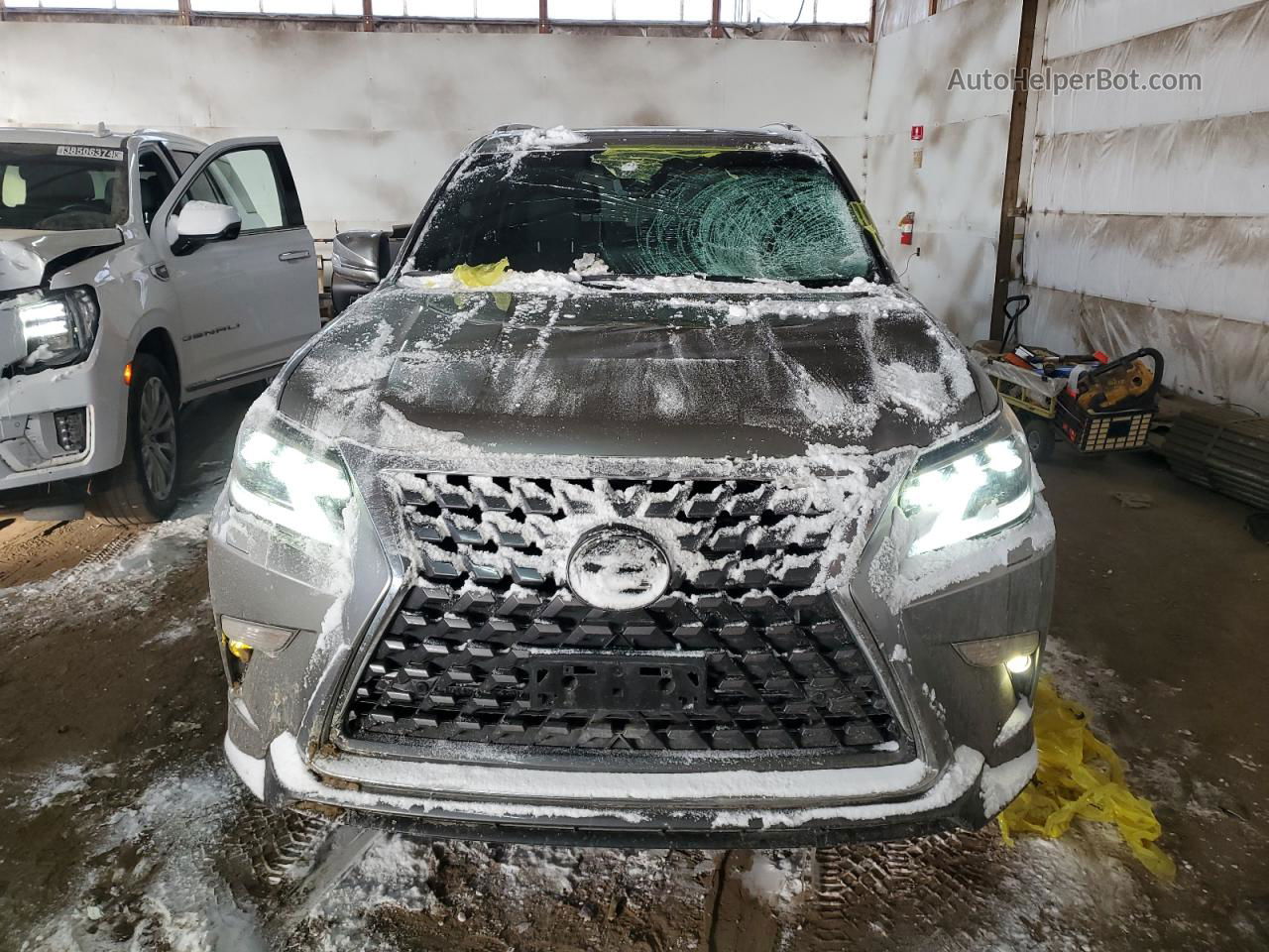 2022 Lexus Gx 460 Серебряный vin: JTJAM7BX0N5335505