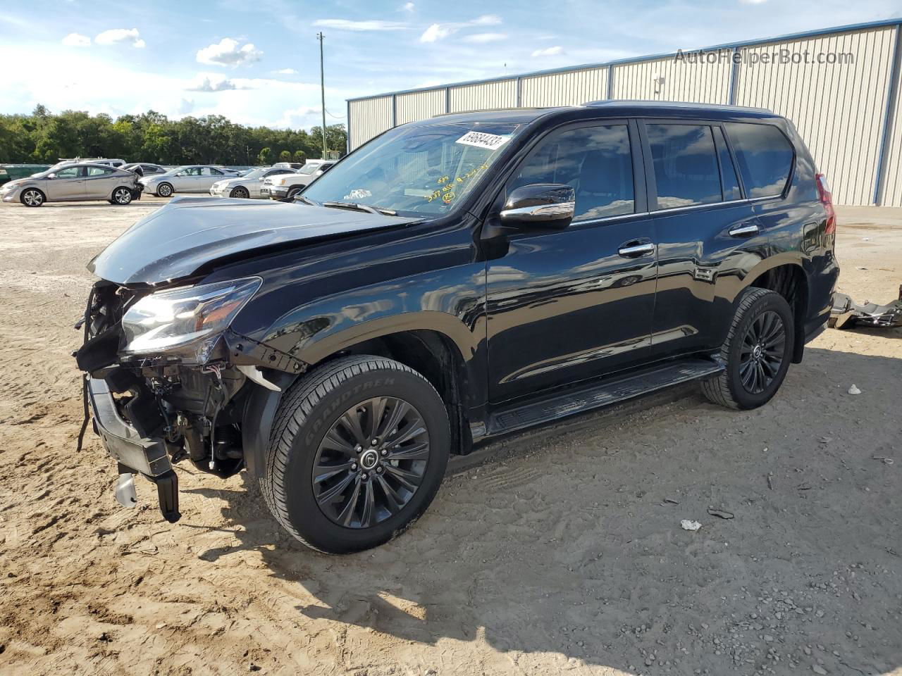 2022 Lexus Gx 460 Черный vin: JTJAM7BX1N5337912