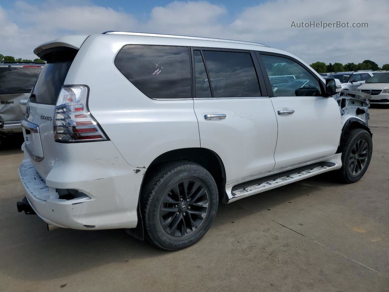 2022 Lexus Gx 460 White vin: JTJAM7BX3N5305477