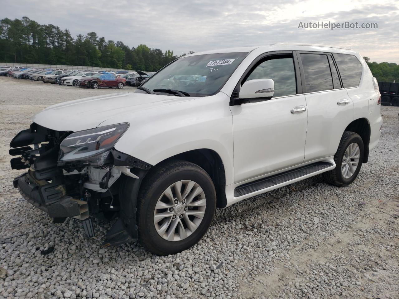 2022 Lexus Gx 460 White vin: JTJAM7BX3N5306788