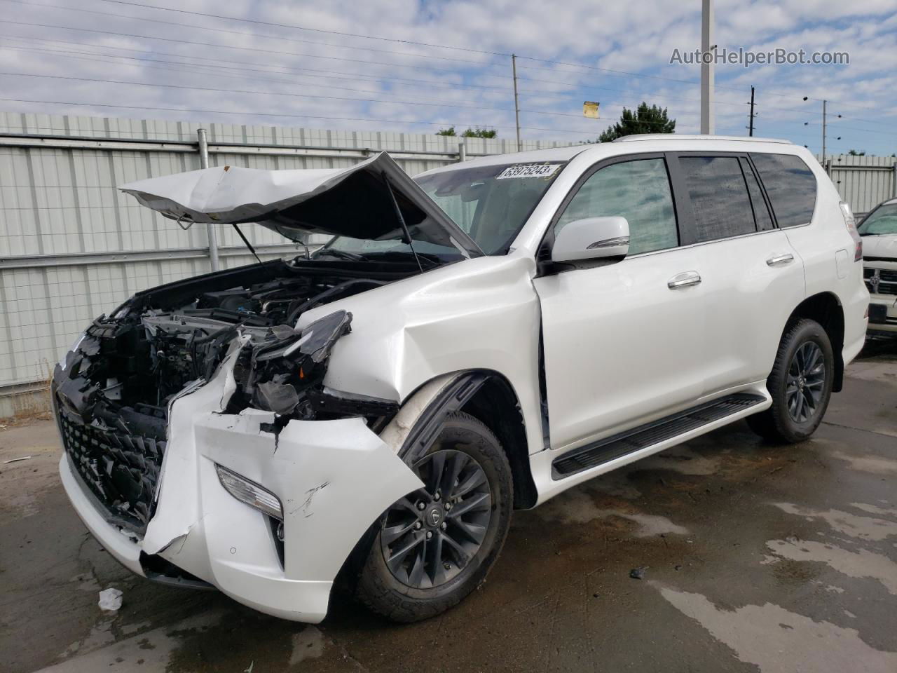 2022 Lexus Gx 460 Белый vin: JTJAM7BX3N5325809