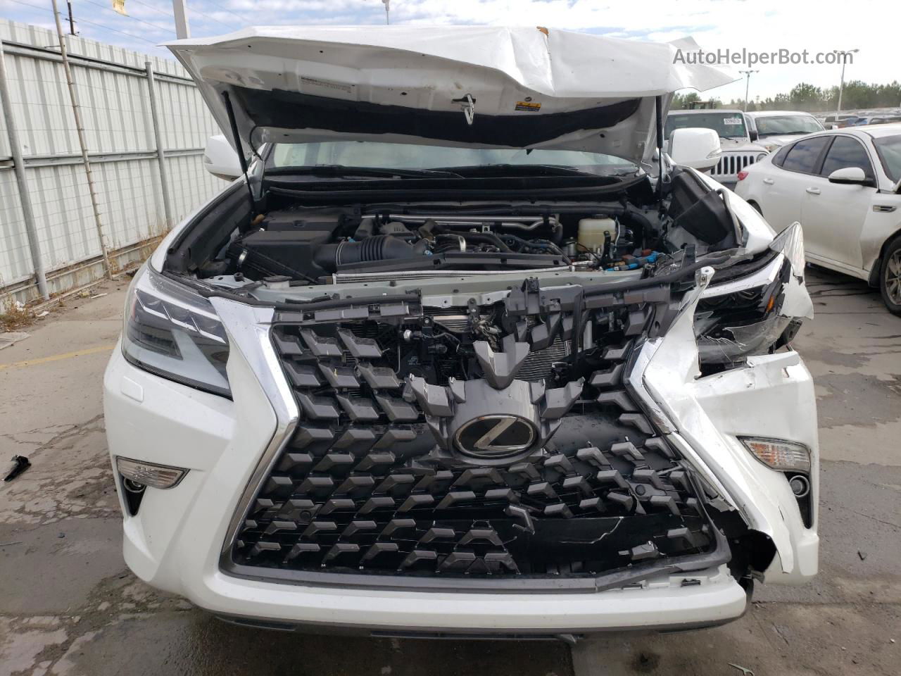 2022 Lexus Gx 460 White vin: JTJAM7BX3N5325809