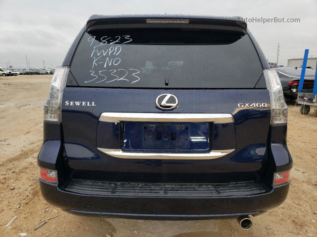 2022 Lexus Gx 460 Blue vin: JTJAM7BX4N5313877