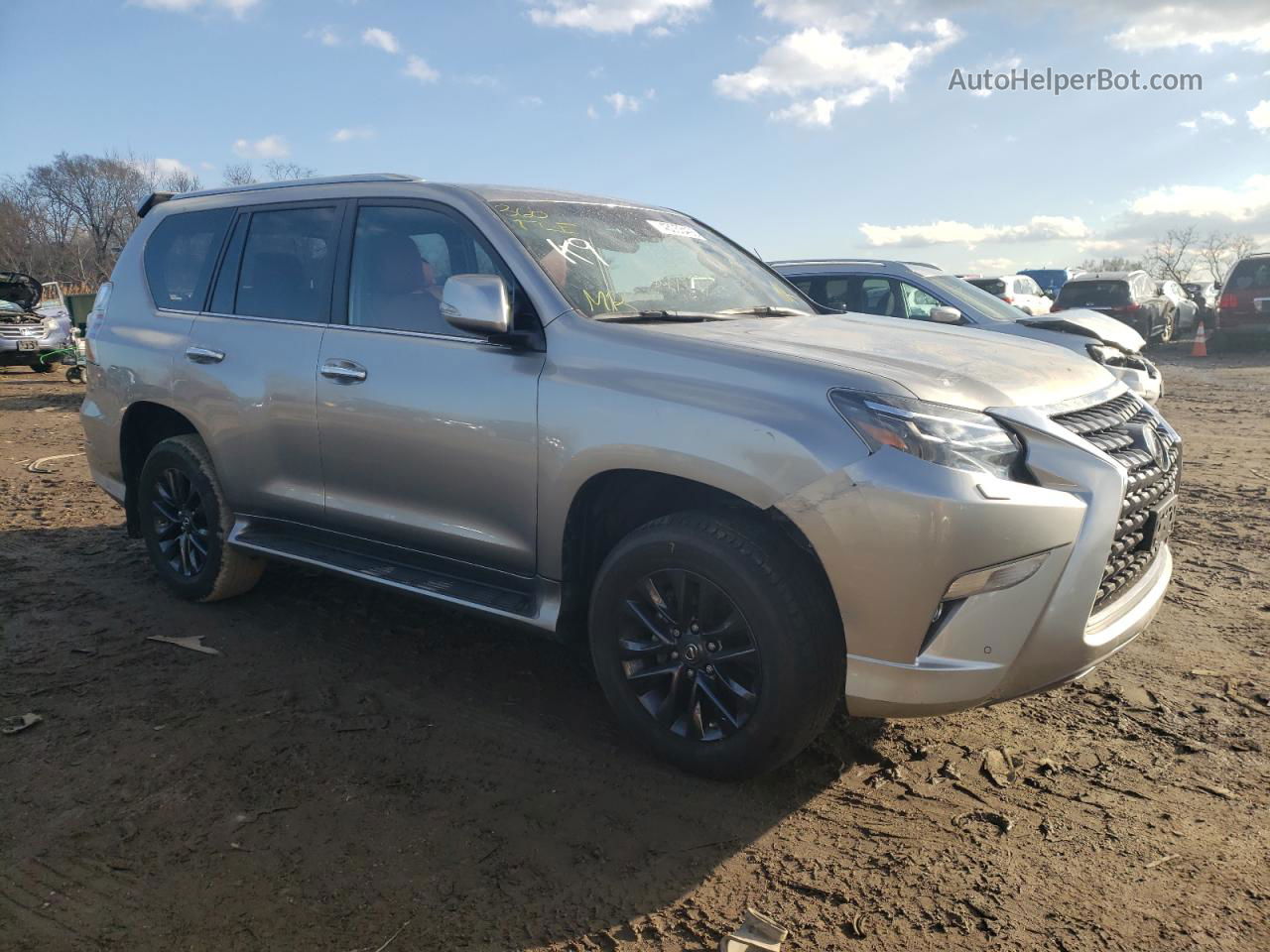 2022 Lexus Gx 460 Silver vin: JTJAM7BX5N5306534