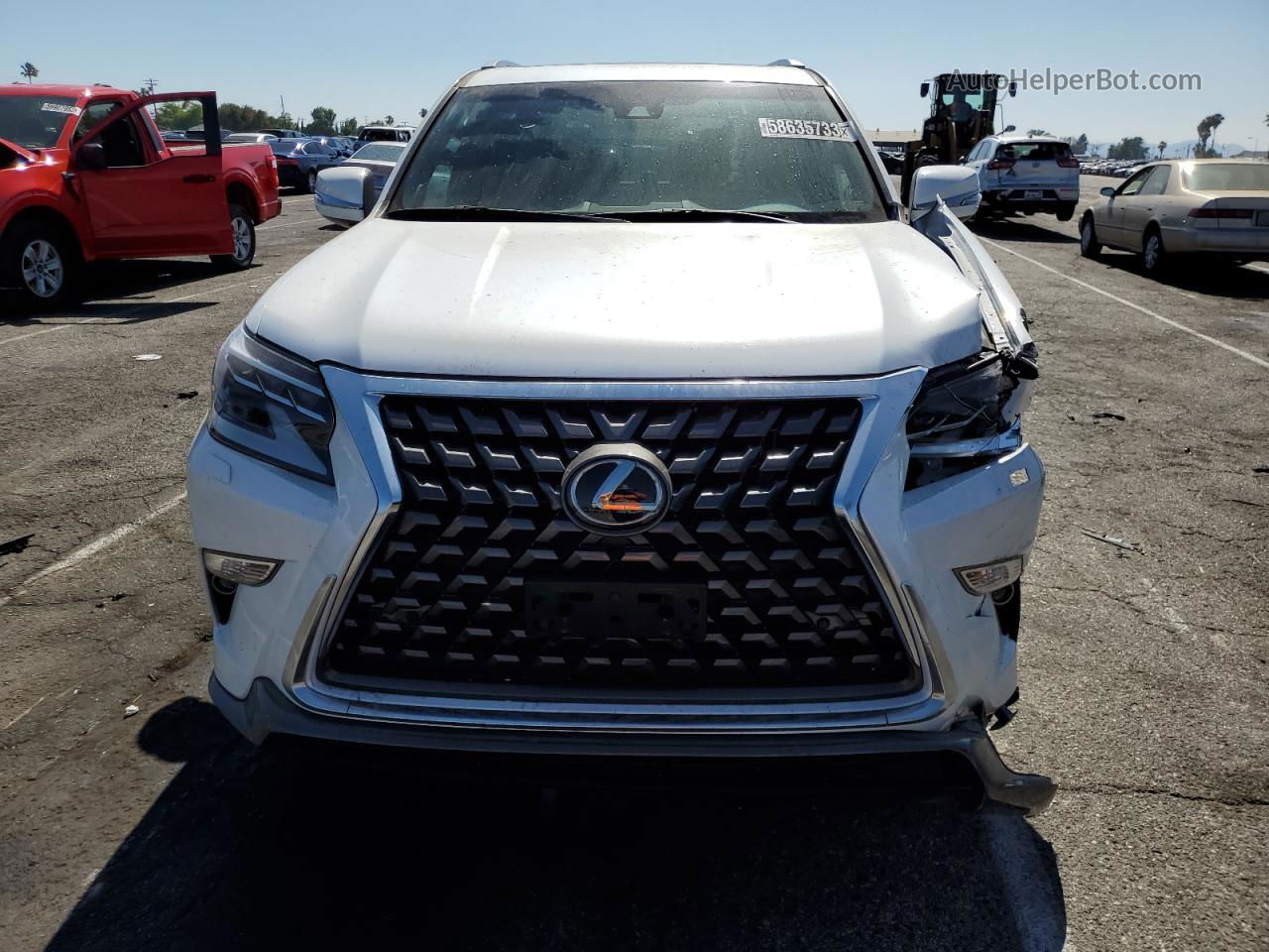 2022 Lexus Gx 460 White vin: JTJAM7BX5N5306582