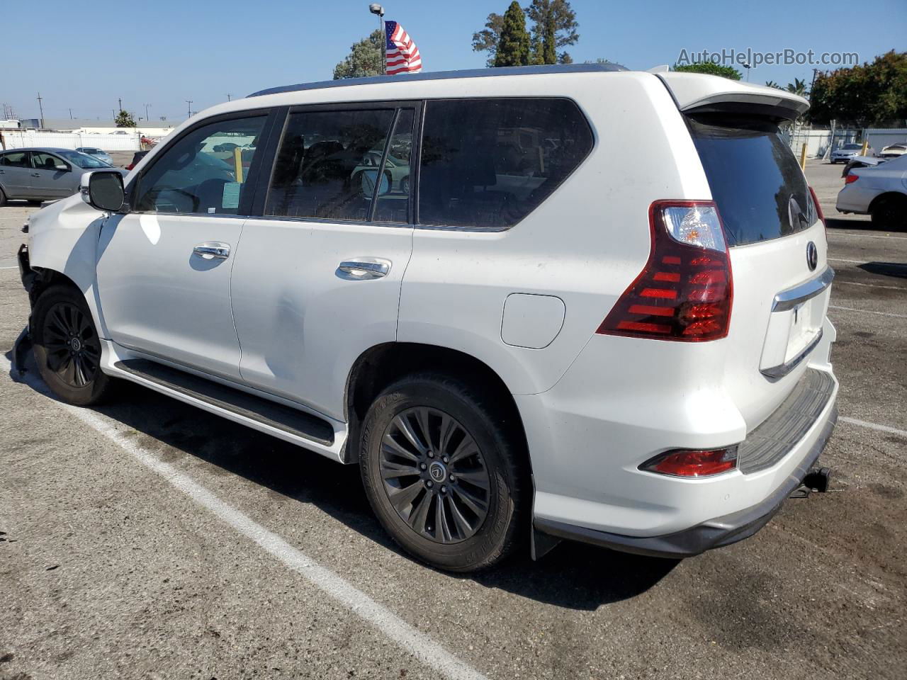 2022 Lexus Gx 460 White vin: JTJAM7BX5N5306582