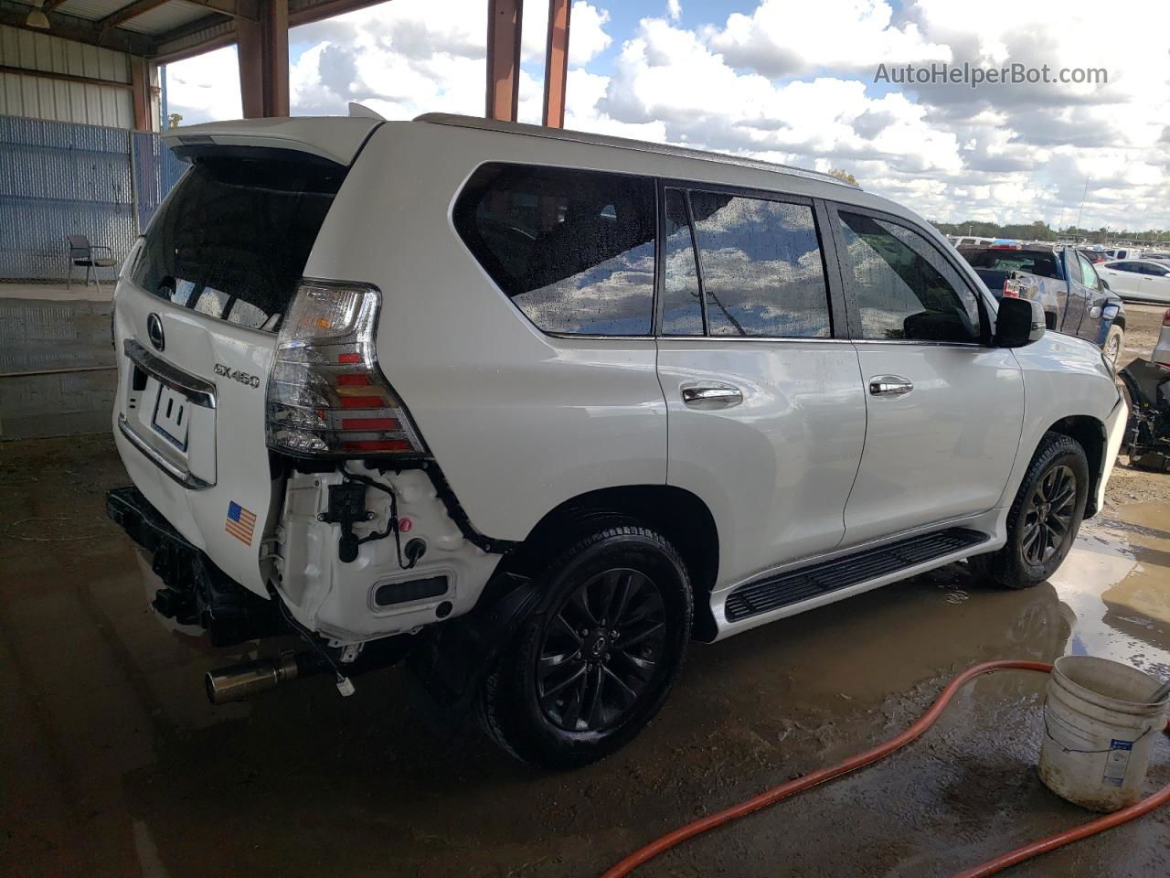 2022 Lexus Gx 460 White vin: JTJAM7BX5N5317629