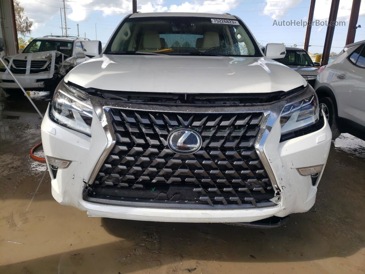 2022 Lexus Gx 460 White vin: JTJAM7BX5N5317629