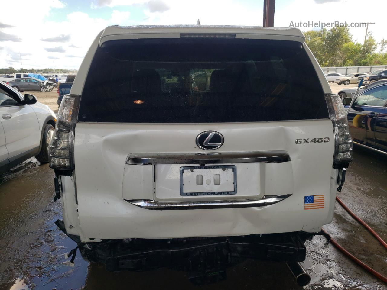 2022 Lexus Gx 460 White vin: JTJAM7BX5N5317629