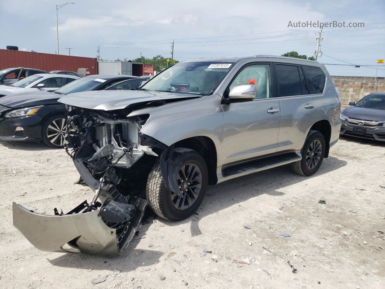 2022 Lexus Gx 460 Silver vin: JTJAM7BX5N5327061