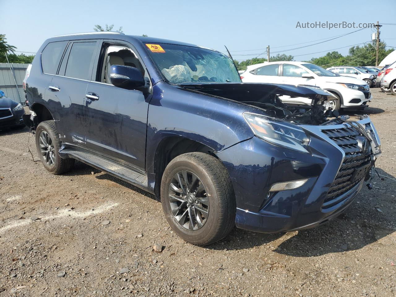 2022 Lexus Gx 460 Синий vin: JTJAM7BX6N5316229