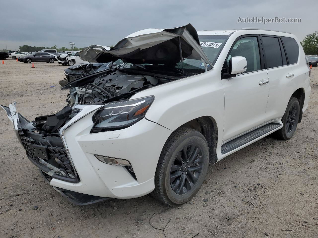 2022 Lexus Gx 460 White vin: JTJAM7BX6N5321592