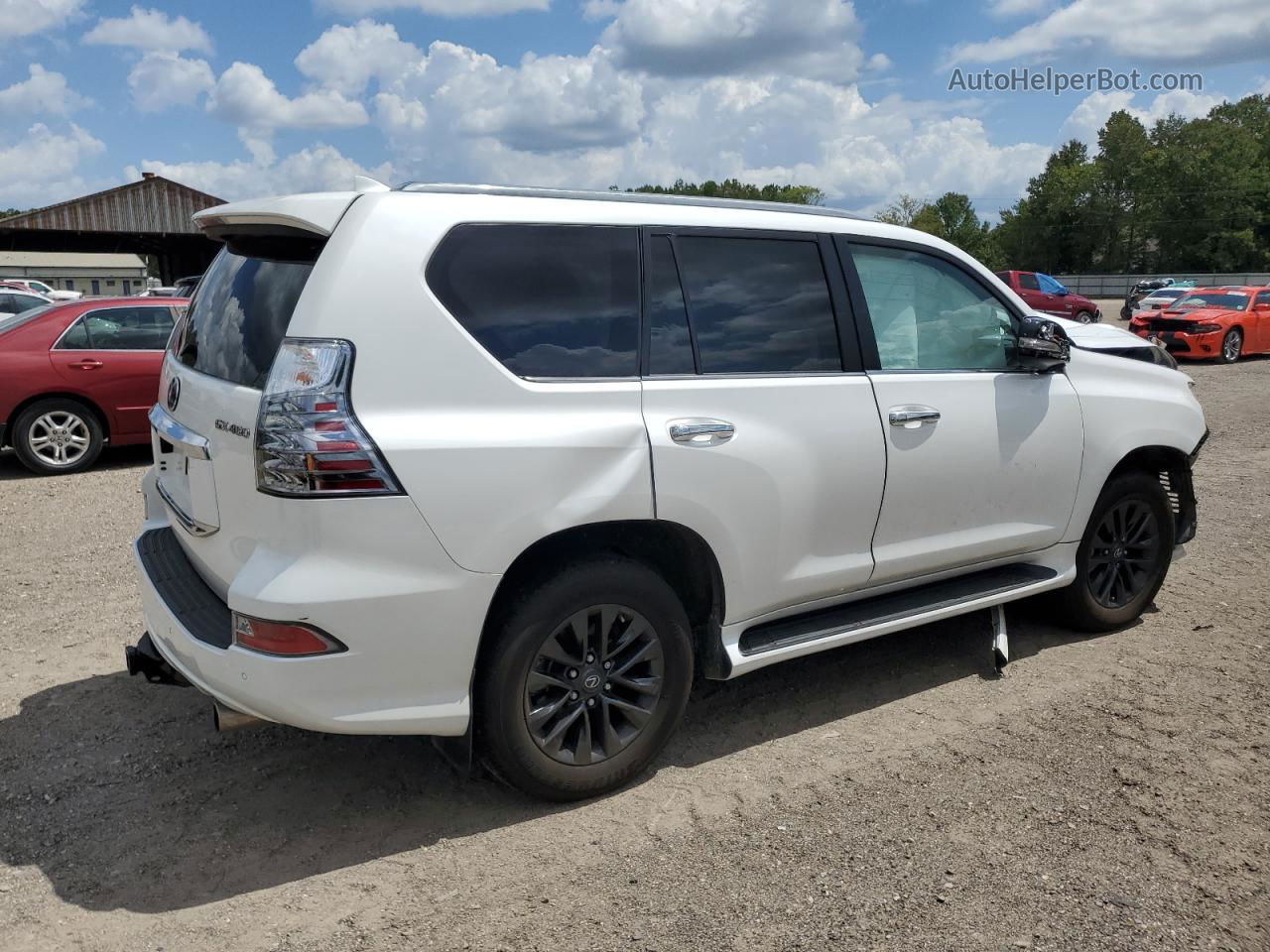 2022 Lexus Gx 460 White vin: JTJAM7BX7N5306714