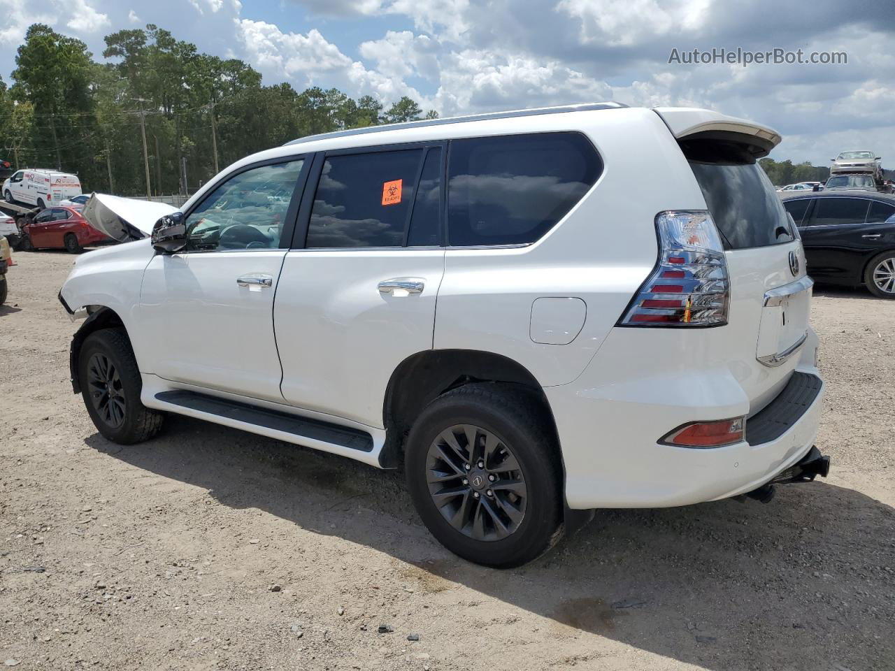 2022 Lexus Gx 460 White vin: JTJAM7BX7N5306714