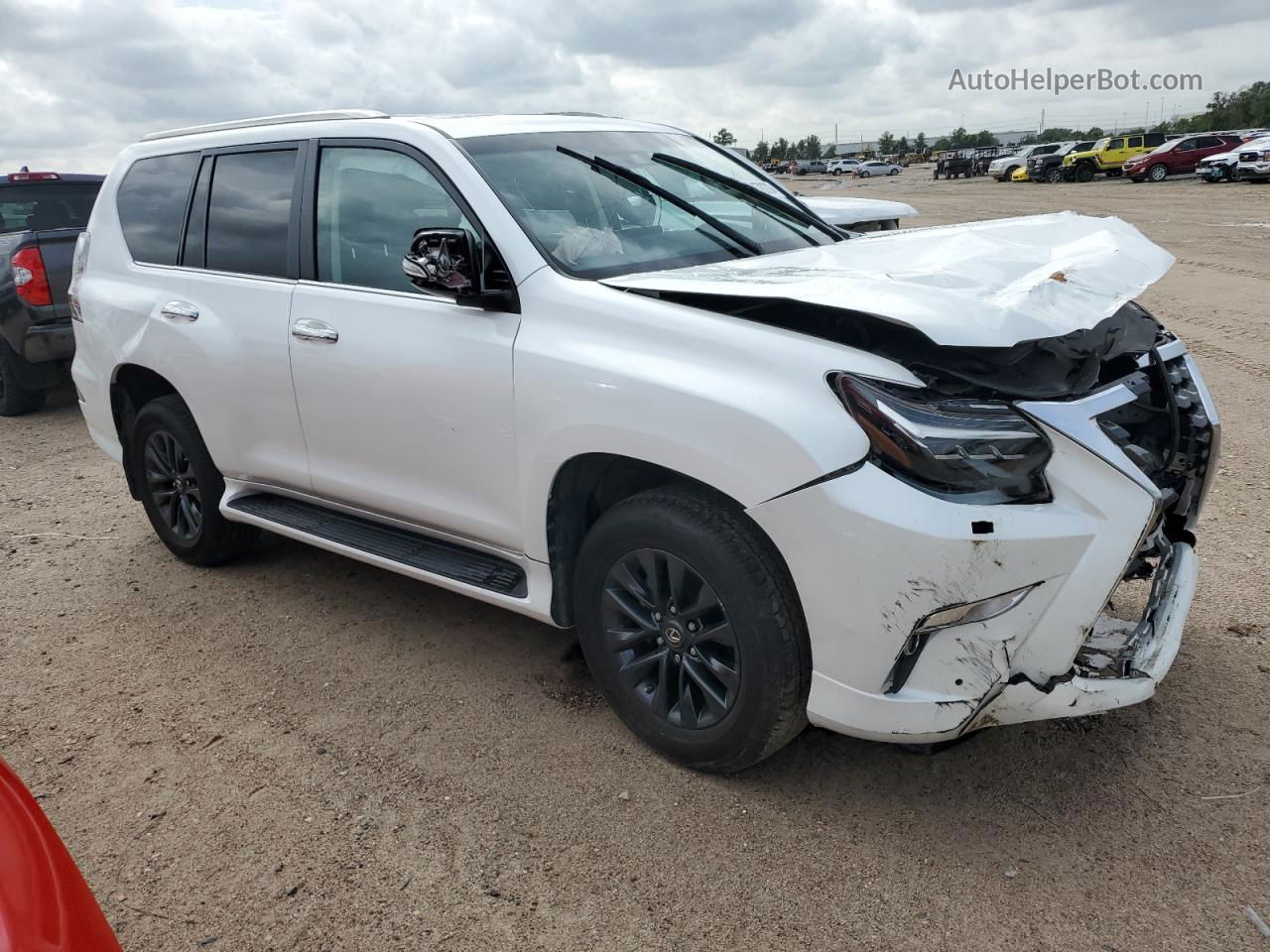 2022 Lexus Gx 460 Белый vin: JTJAM7BX7N5306714