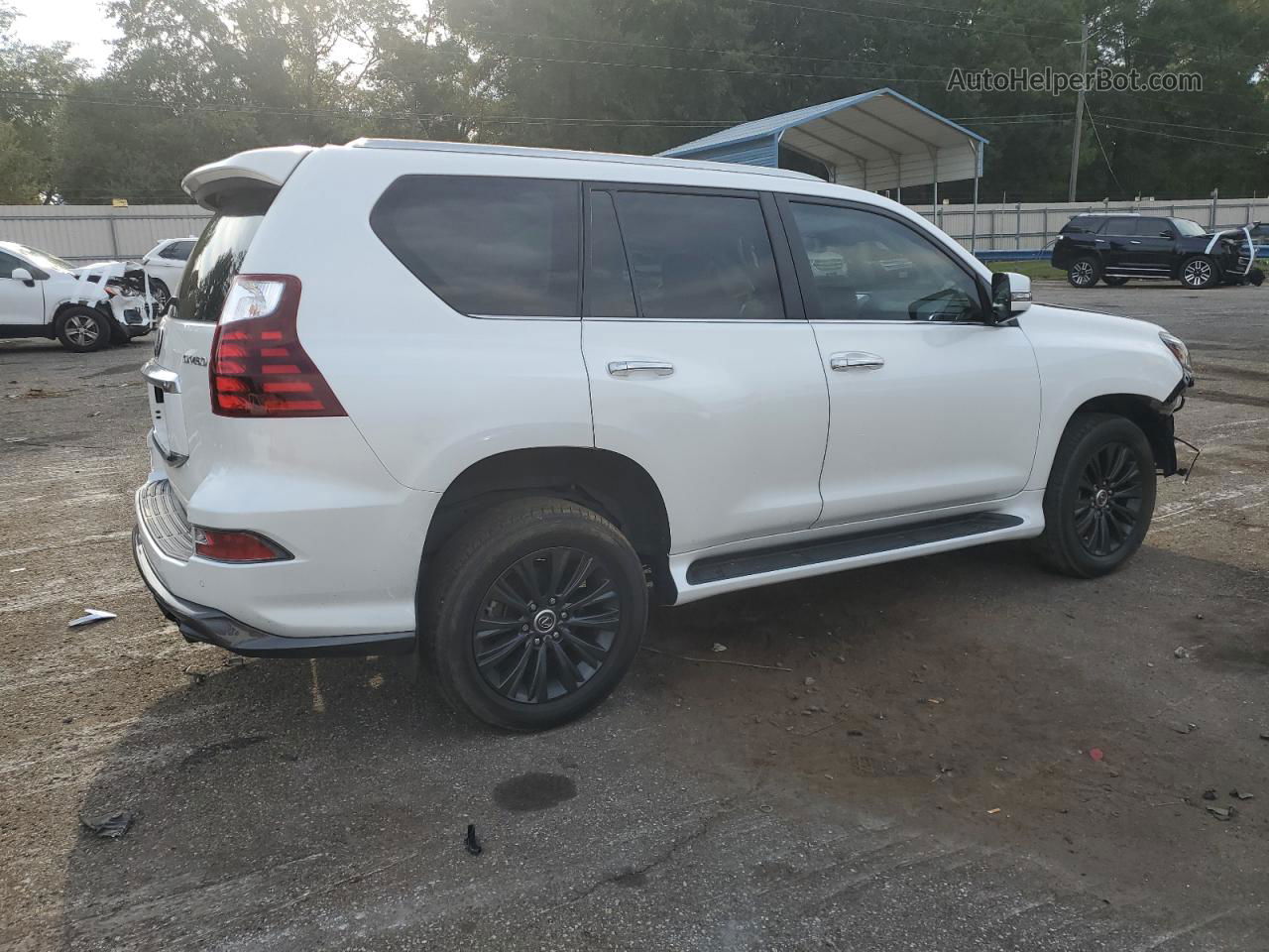 2022 Lexus Gx 460 White vin: JTJAM7BX7N5309001