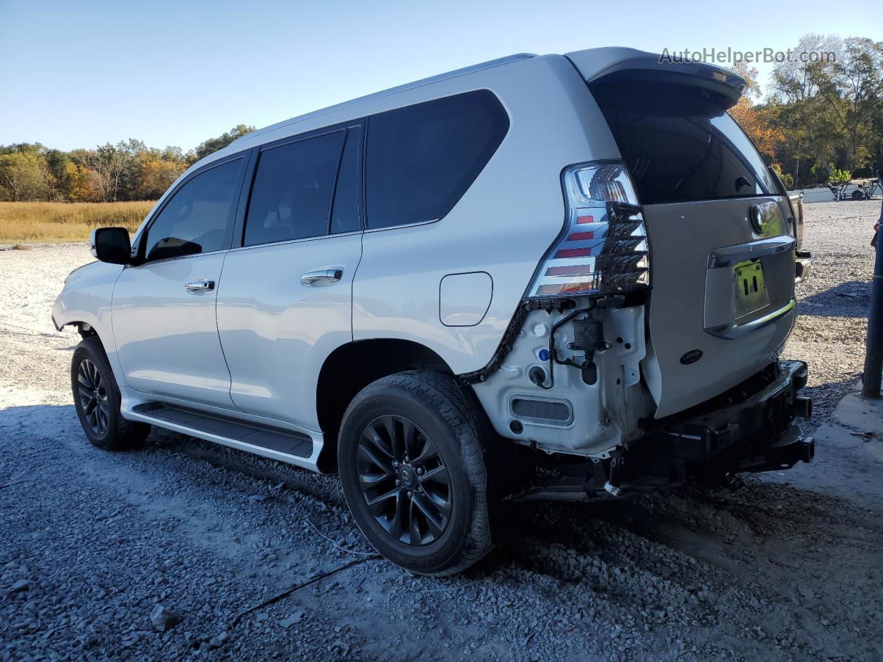 2022 Lexus Gx 460 White vin: JTJAM7BX8N5306317