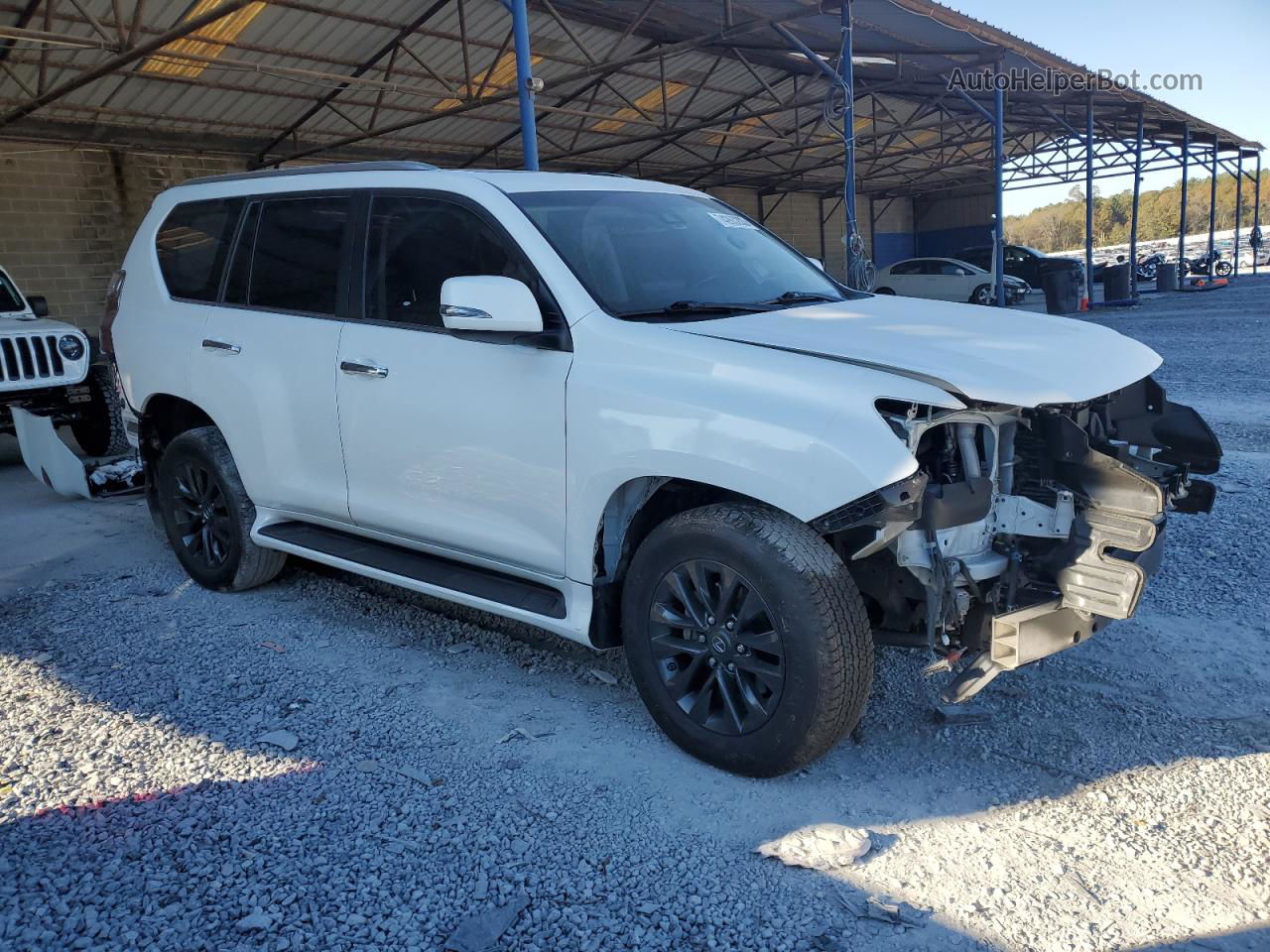 2022 Lexus Gx 460 White vin: JTJAM7BX8N5306317