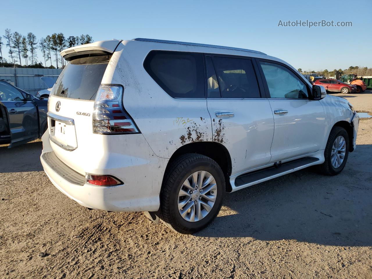 2022 Lexus Gx 460 White vin: JTJAM7BX8N5311260