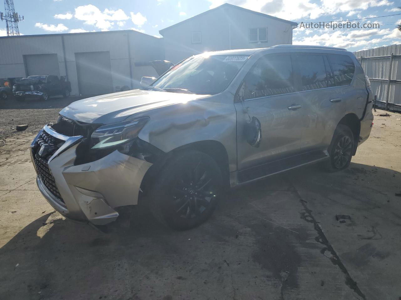 2022 Lexus Gx 460 Silver vin: JTJAM7BX8N5316006