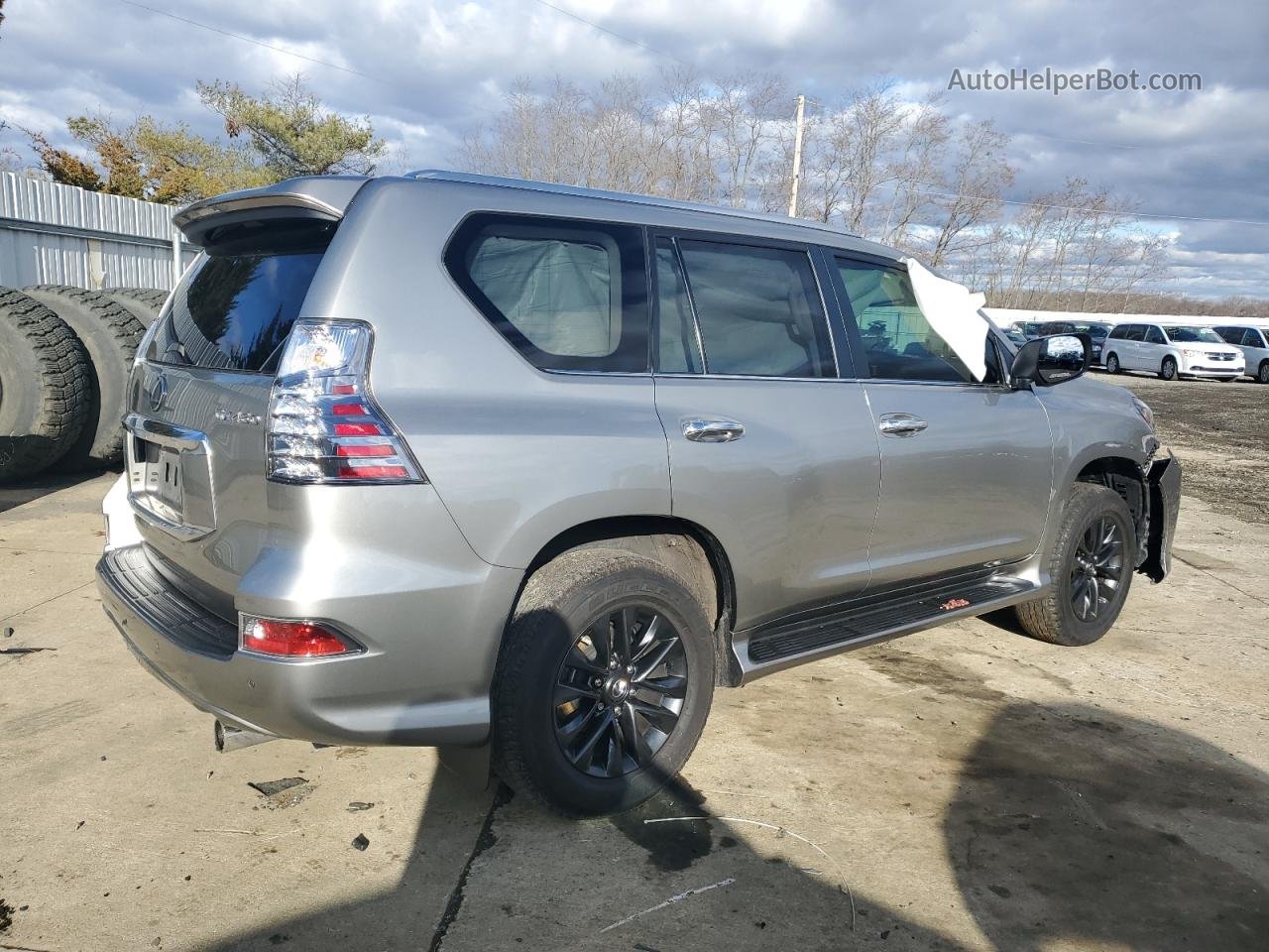 2022 Lexus Gx 460 Серебряный vin: JTJAM7BX8N5316006