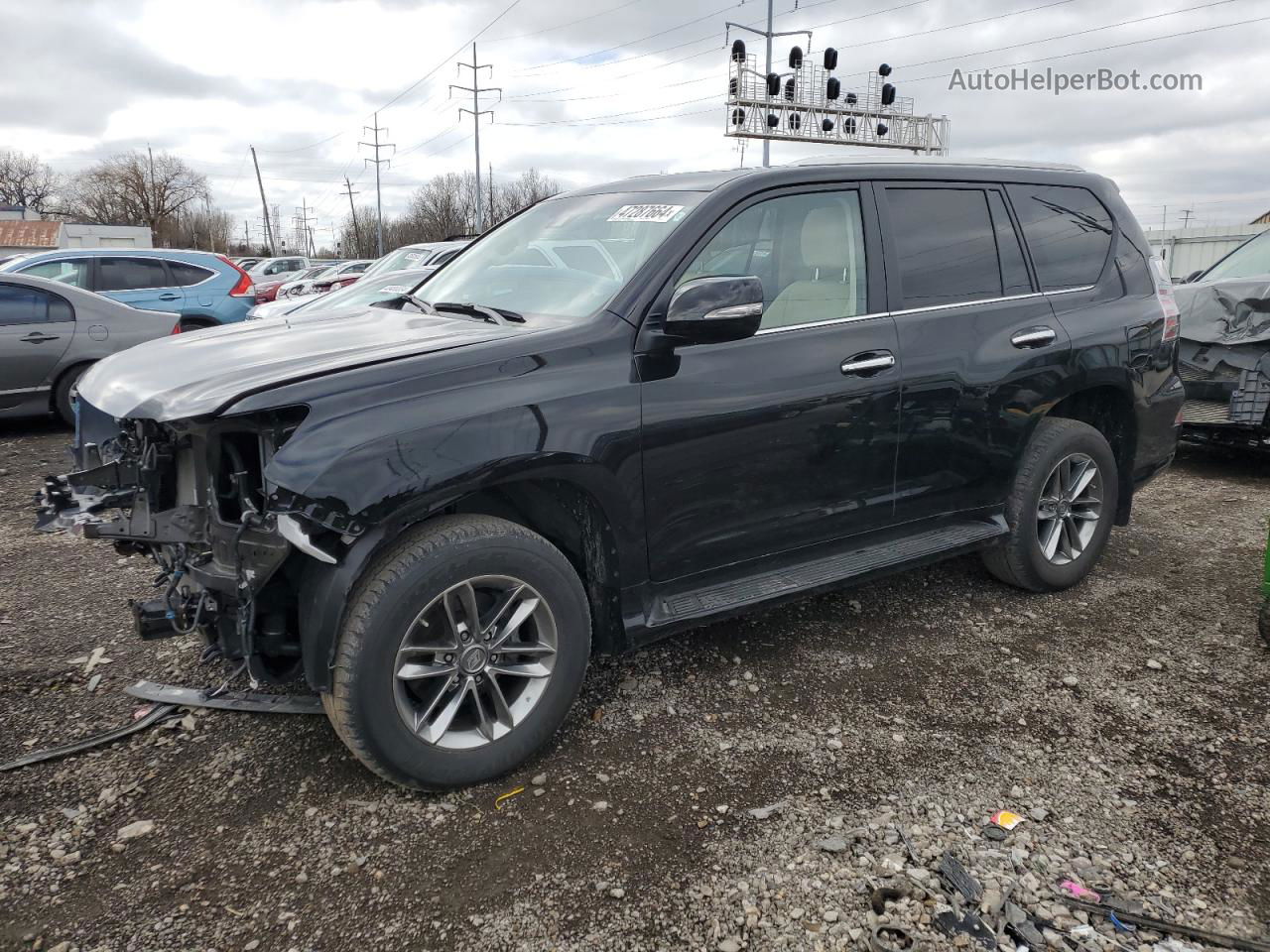 2022 Lexus Gx 460 Черный vin: JTJAM7BX9N5304771