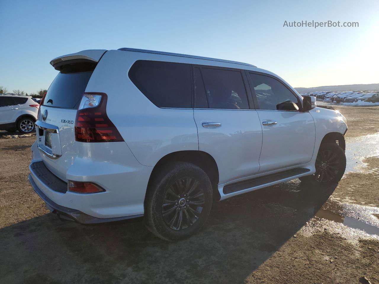 2022 Lexus Gx 460 White vin: JTJAM7BX9N5308495