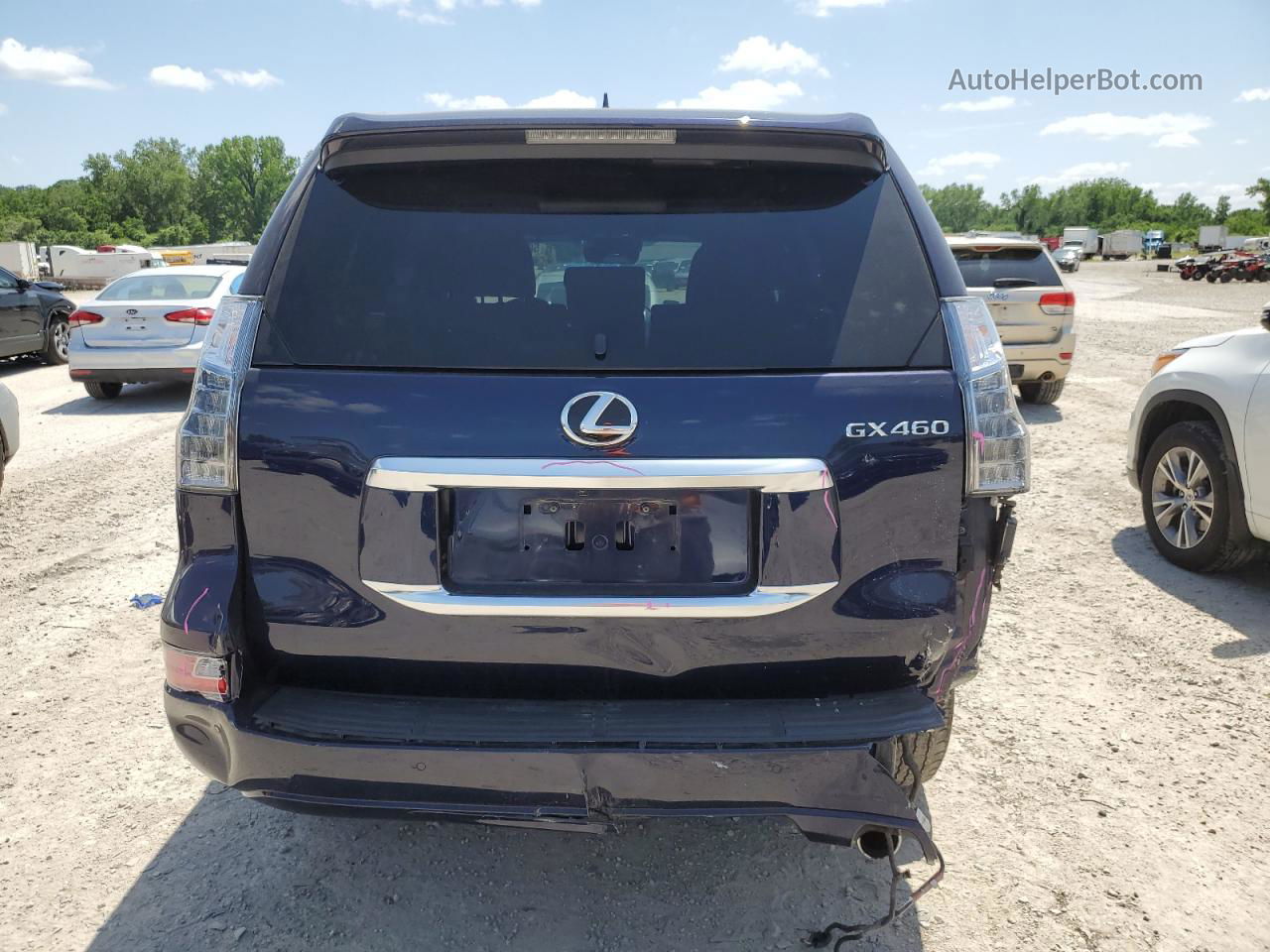 2022 Lexus Gx 460 Синий vin: JTJAM7BX9N5321084