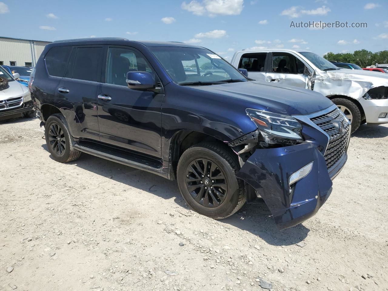 2022 Lexus Gx 460 Синий vin: JTJAM7BX9N5321084