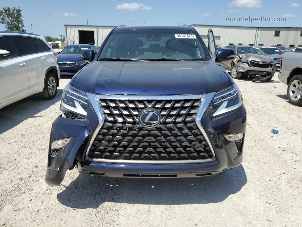 2022 Lexus Gx 460 Синий vin: JTJAM7BX9N5321084