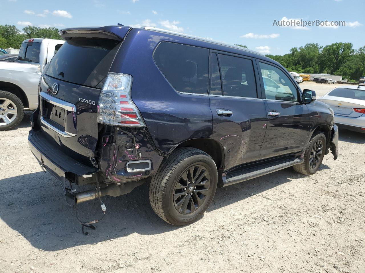 2022 Lexus Gx 460 Синий vin: JTJAM7BX9N5321084