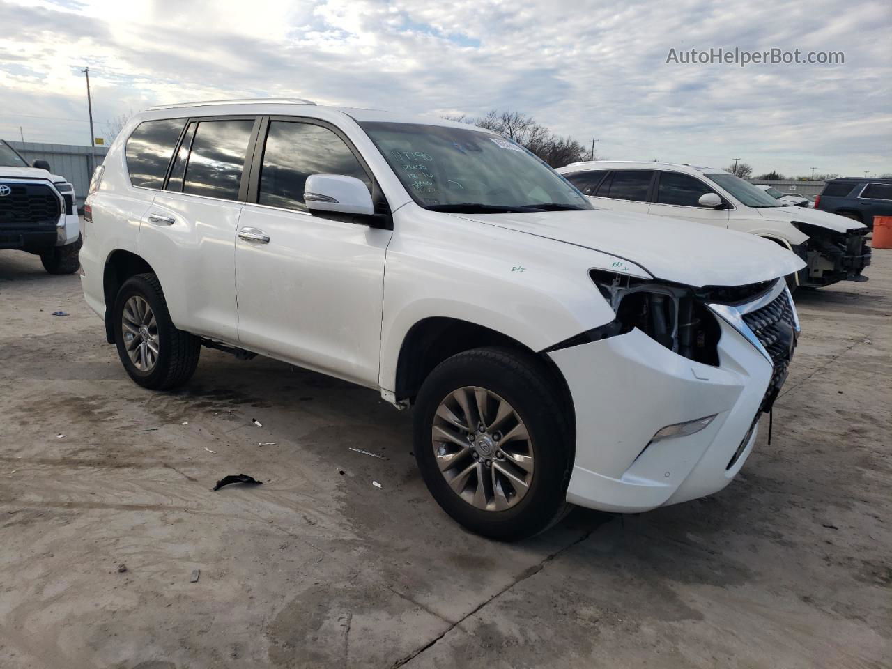 2022 Lexus Gx 460 White vin: JTJAM7BX9N5325295