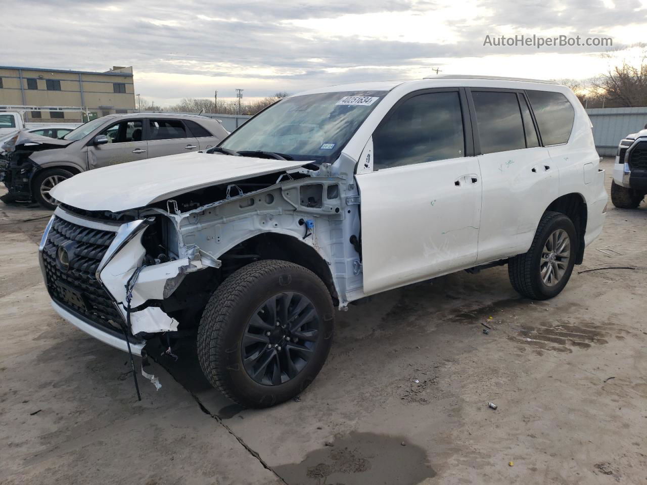 2022 Lexus Gx 460 White vin: JTJAM7BX9N5325295