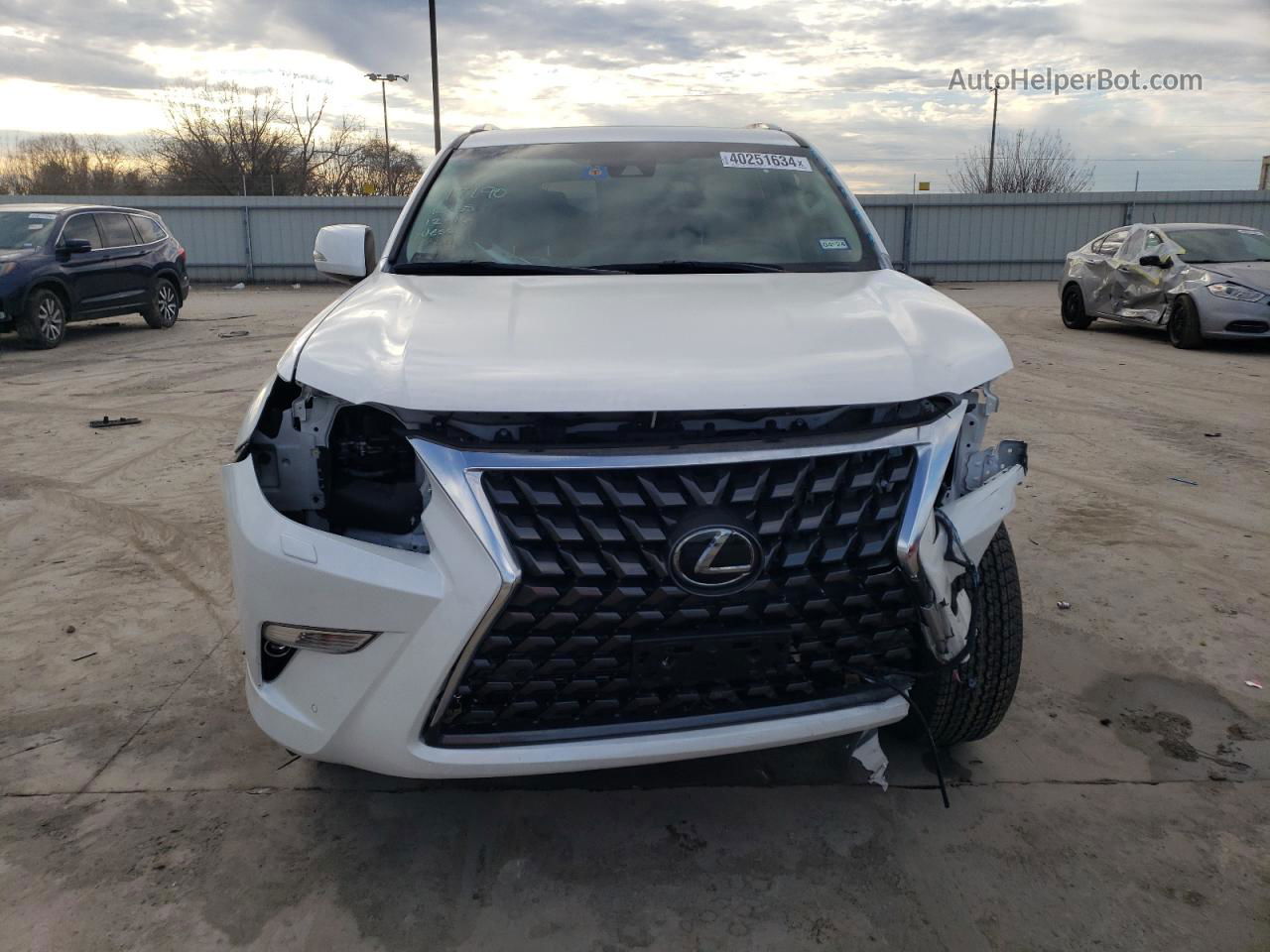 2022 Lexus Gx 460 White vin: JTJAM7BX9N5325295