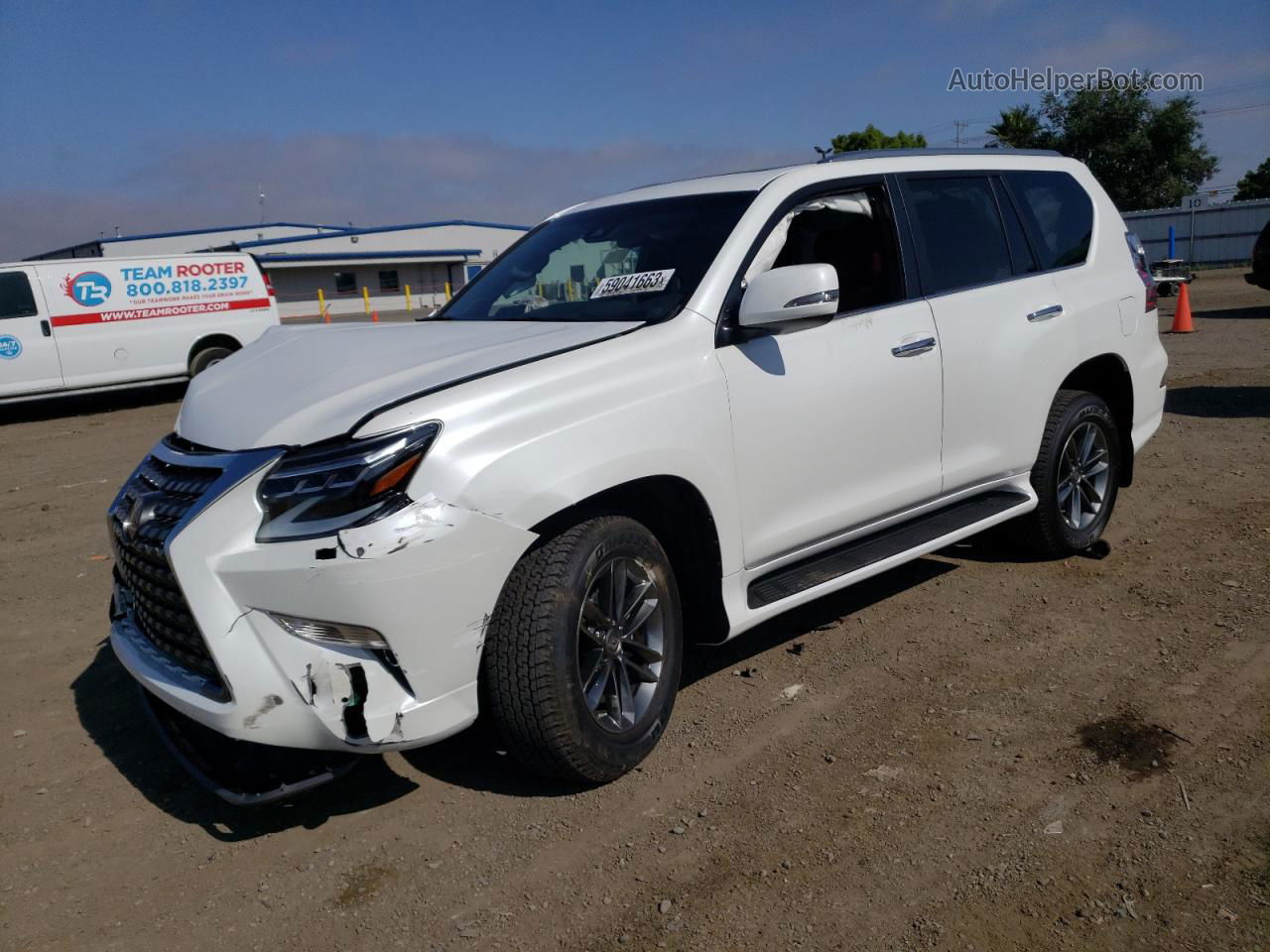 2022 Lexus Gx 460 Белый vin: JTJAM7BX9N5329220