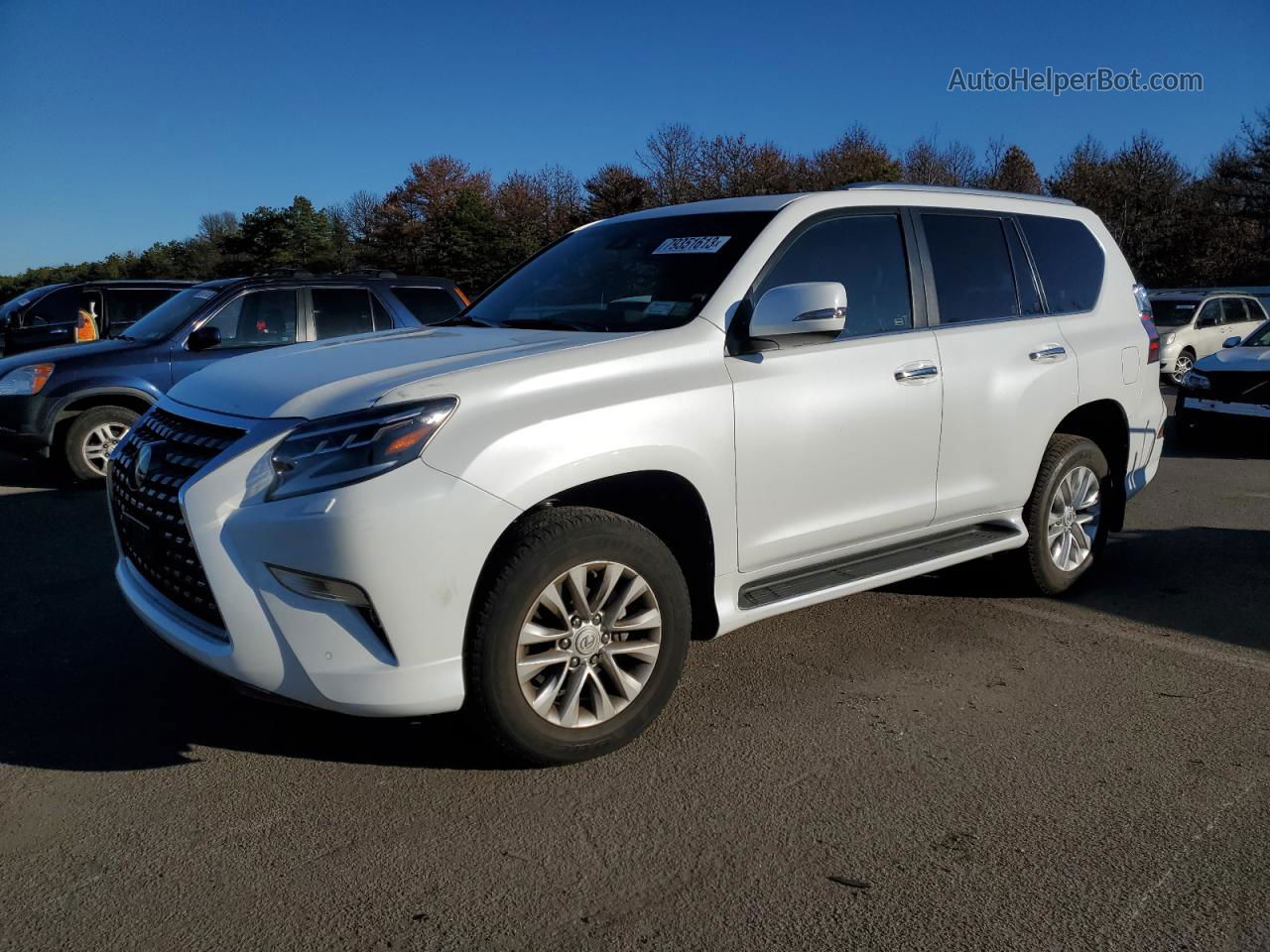 2022 Lexus Gx 460 White vin: JTJAM7BX9N5335356