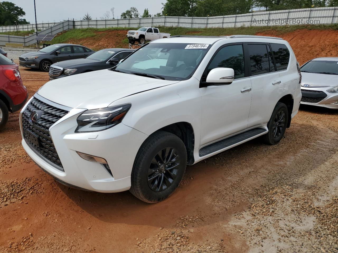 2022 Lexus Gx 460 White vin: JTJAM7BXXN5312734