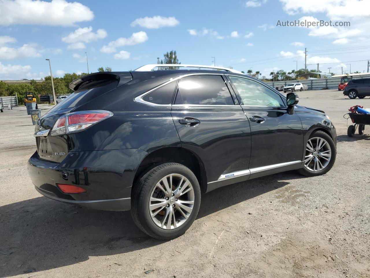 2013 Lexus Rx 450 Black vin: JTJBC1BA0D2443588