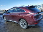 2013 Lexus Rx 450 Burgundy vin: JTJBC1BA1D2053552