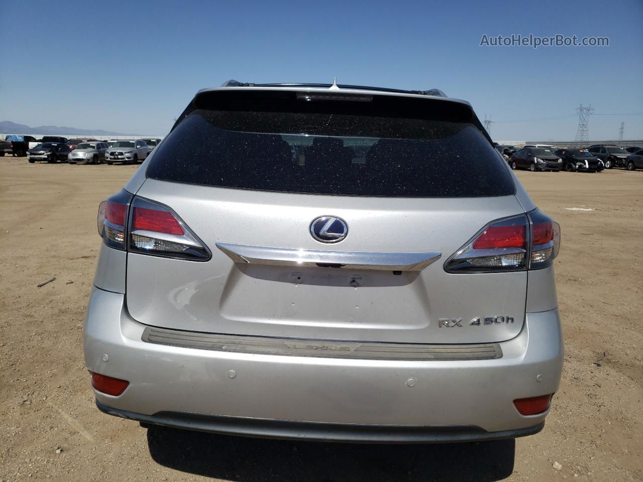 2013 Lexus Rx 450 Silver vin: JTJBC1BA1D2060064