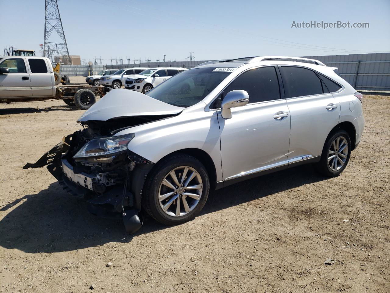 2013 Lexus Rx 450 Серебряный vin: JTJBC1BA1D2060064