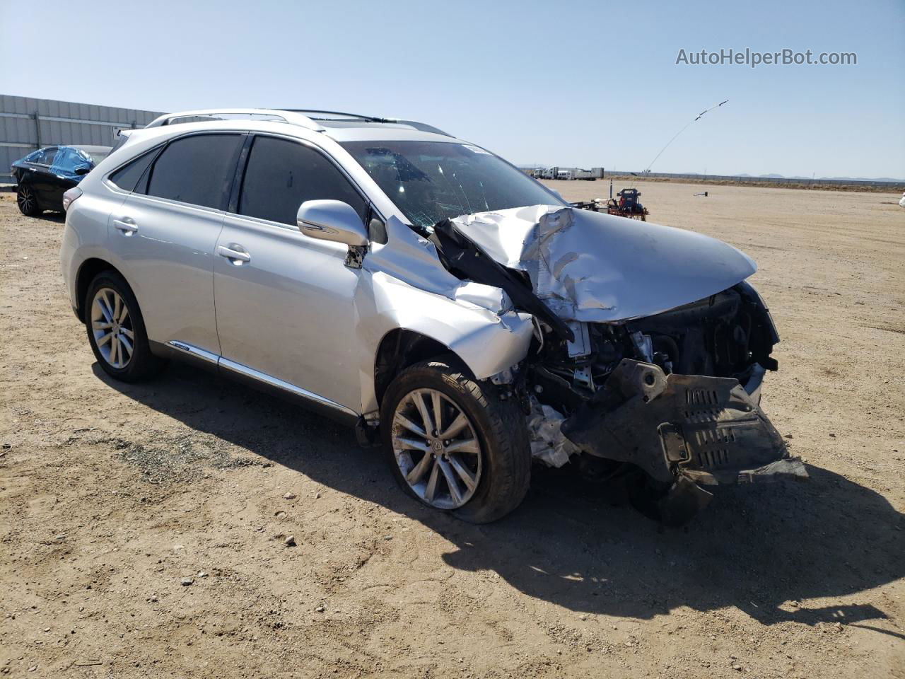 2013 Lexus Rx 450 Silver vin: JTJBC1BA1D2060064