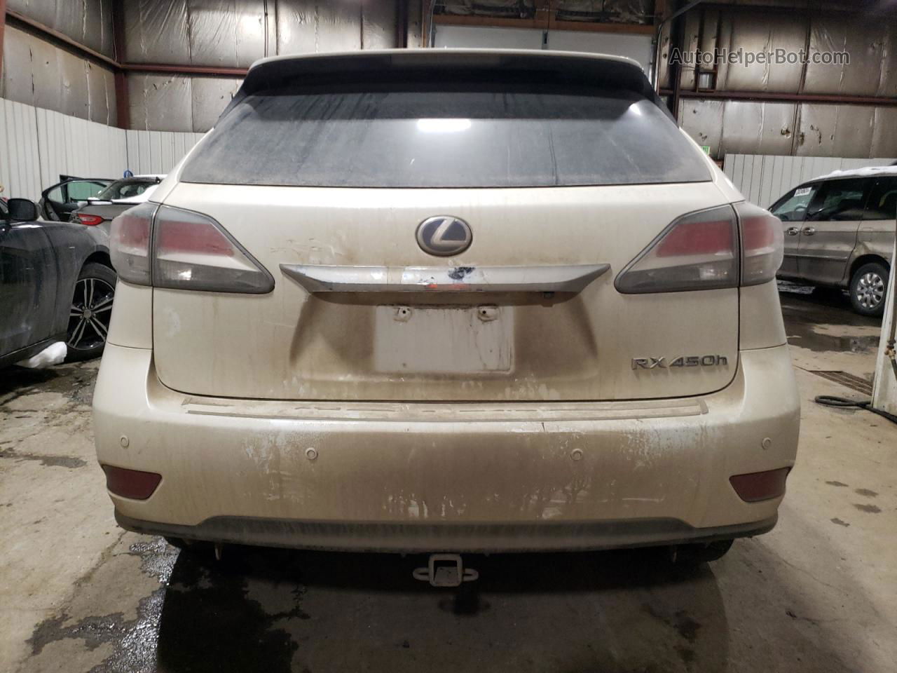 2013 Lexus Rx 450 White vin: JTJBC1BA1D2439792