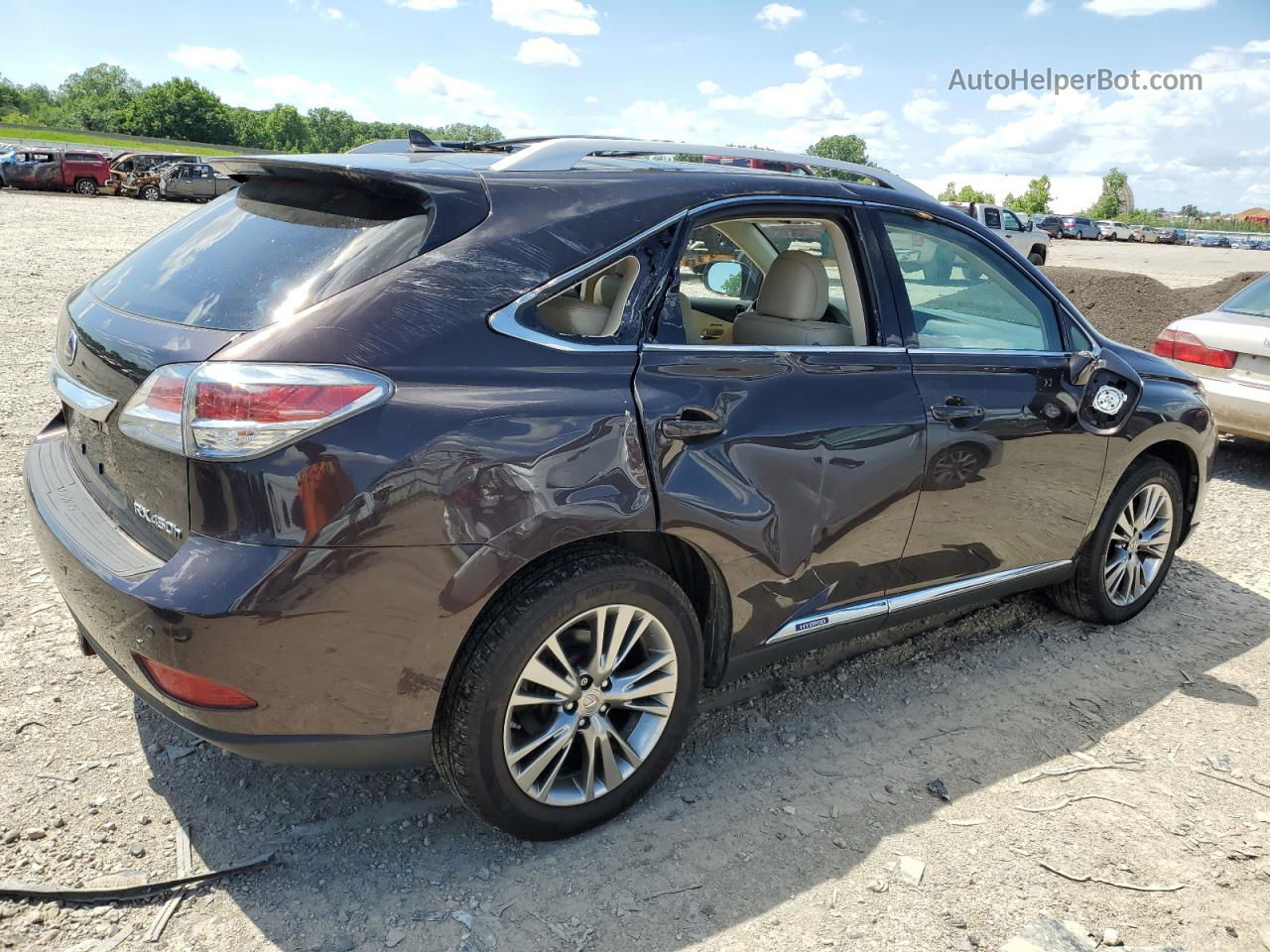 2013 Lexus Rx 450 Черный vin: JTJBC1BA3D2064357